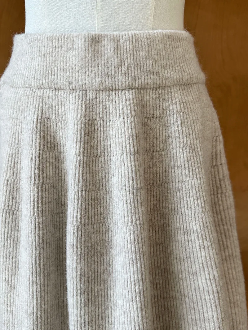 Women Two Pieces Suits O-Neck Knitted Cardigans With A-Line Long Skirt Winter Clothes Tops  Tracksuits Ladies Outfits