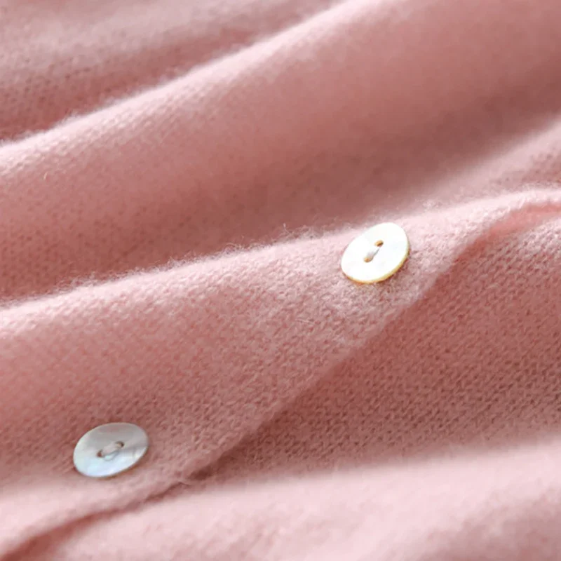 Autumn Winter Sweater Women Elegant Button Design Knitted Cardigans For Women Casual Sweaters