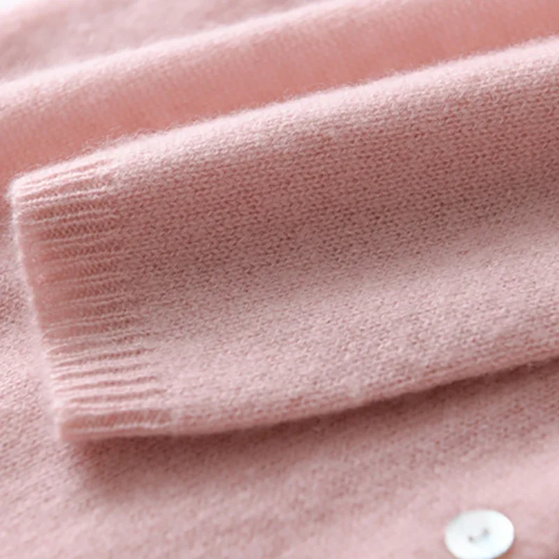 Autumn Winter Sweater Women Elegant Button Design Knitted Cardigans For Women Casual Sweaters