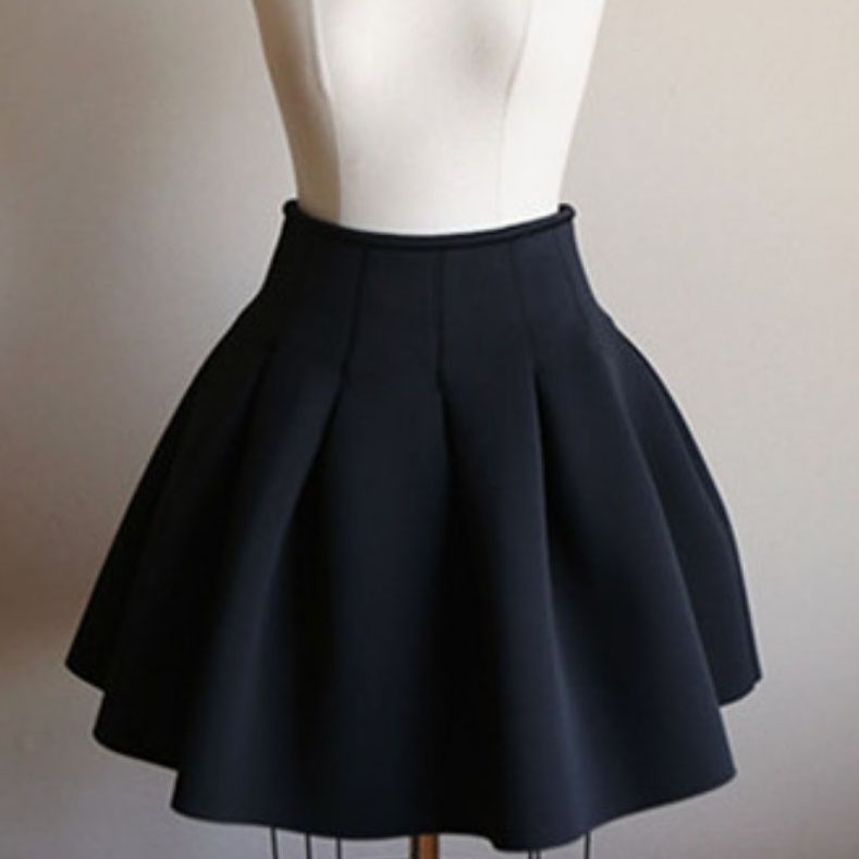 Japanese Dark Woolen Skirt Women Gothic Punk High Wasit Pleated Skirt Jk Harajuku Streetwear Grunge Fashion Black Skirt Female