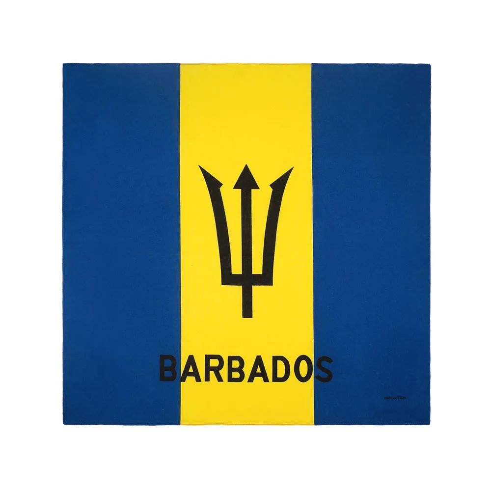 Square Running Headband Scarf Jamaica Flag Bandana 100% Cotton Biker Cycling Head Wrap Cowboy Kerchief Men Women Neck Accessary
