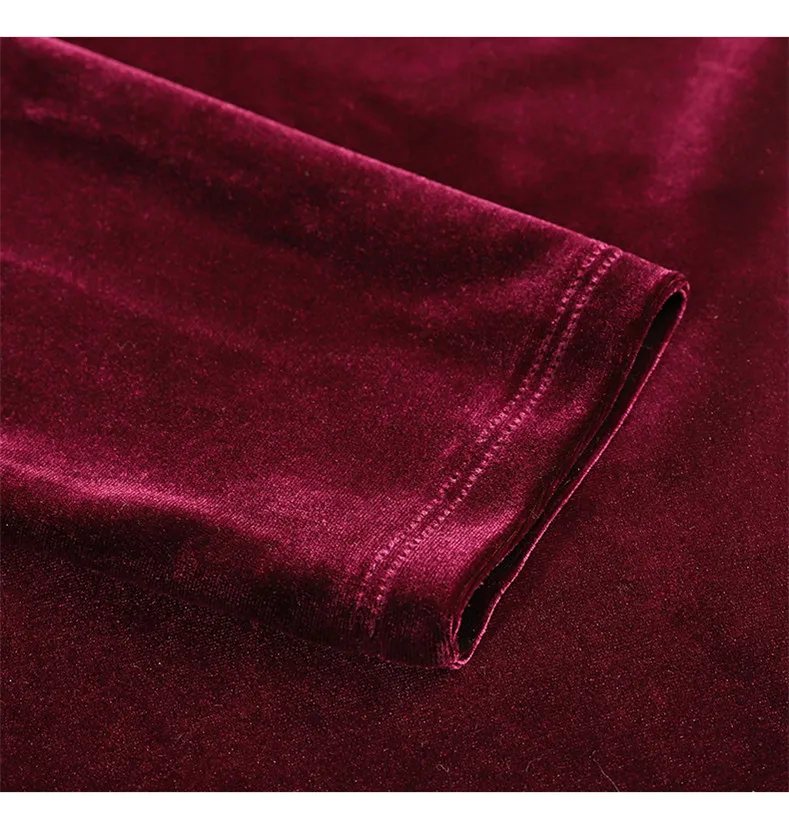 2026 Autunm women fashion elegant velour blouse,Winter velvet shirts black wine Blusas Tops blusas mujer de moda blouse