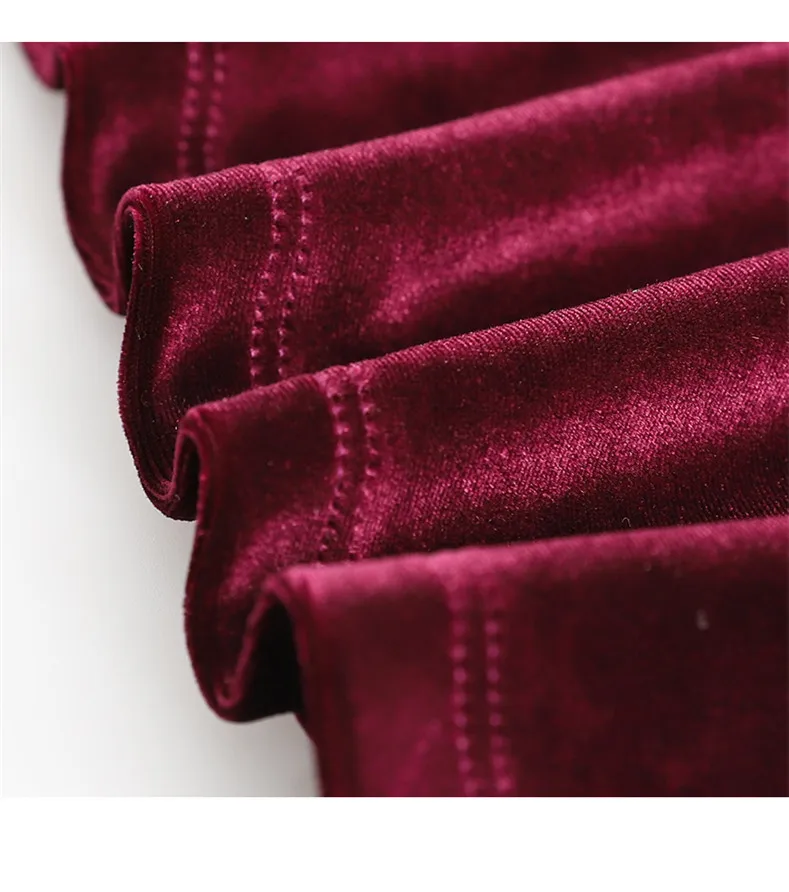 2026 Autunm women fashion elegant velour blouse,Winter velvet shirts black wine Blusas Tops blusas mujer de moda blouse