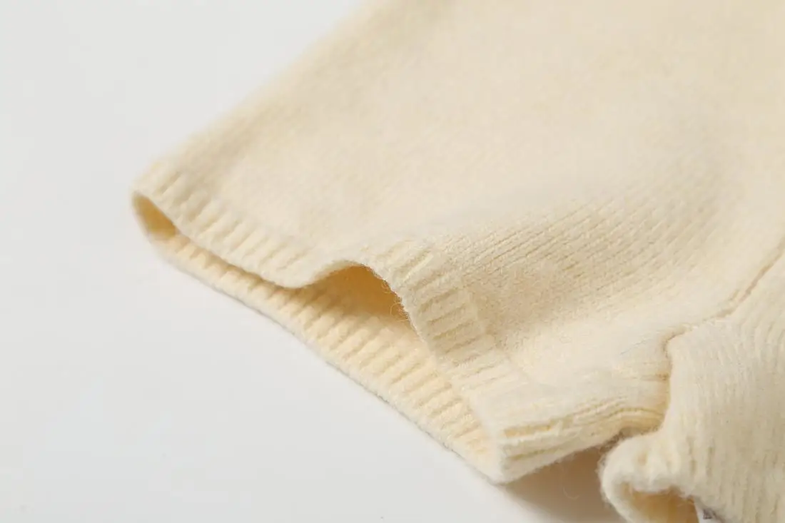 Women's Fold Over Waist Knitted Shorts, Knit Shorts