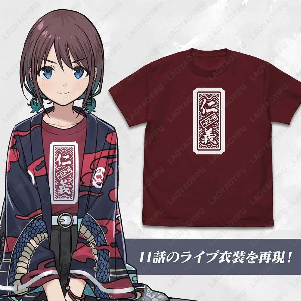ISERI NINA TOGENASHI TOGEARI Woman Graphic T Shirts Japanese Harajuku Hip-hop Two-dimensional Anime T-shirt Cotton Tops Tee