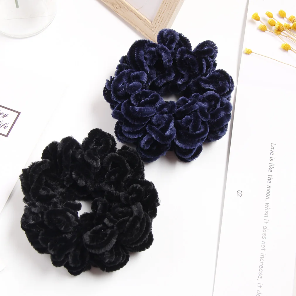Muslim Scrunchie Headwear New Flexible Rubber Band Hair Tie Ring Turban Headband Muslim Hijabs