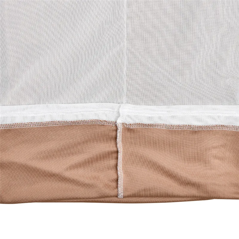 Mozision Diagonal Collar Long Sleeve Midi Dress For Women Two Layer Mesh Backless Ruched Bodycon Club Party Sexy Long Dress
