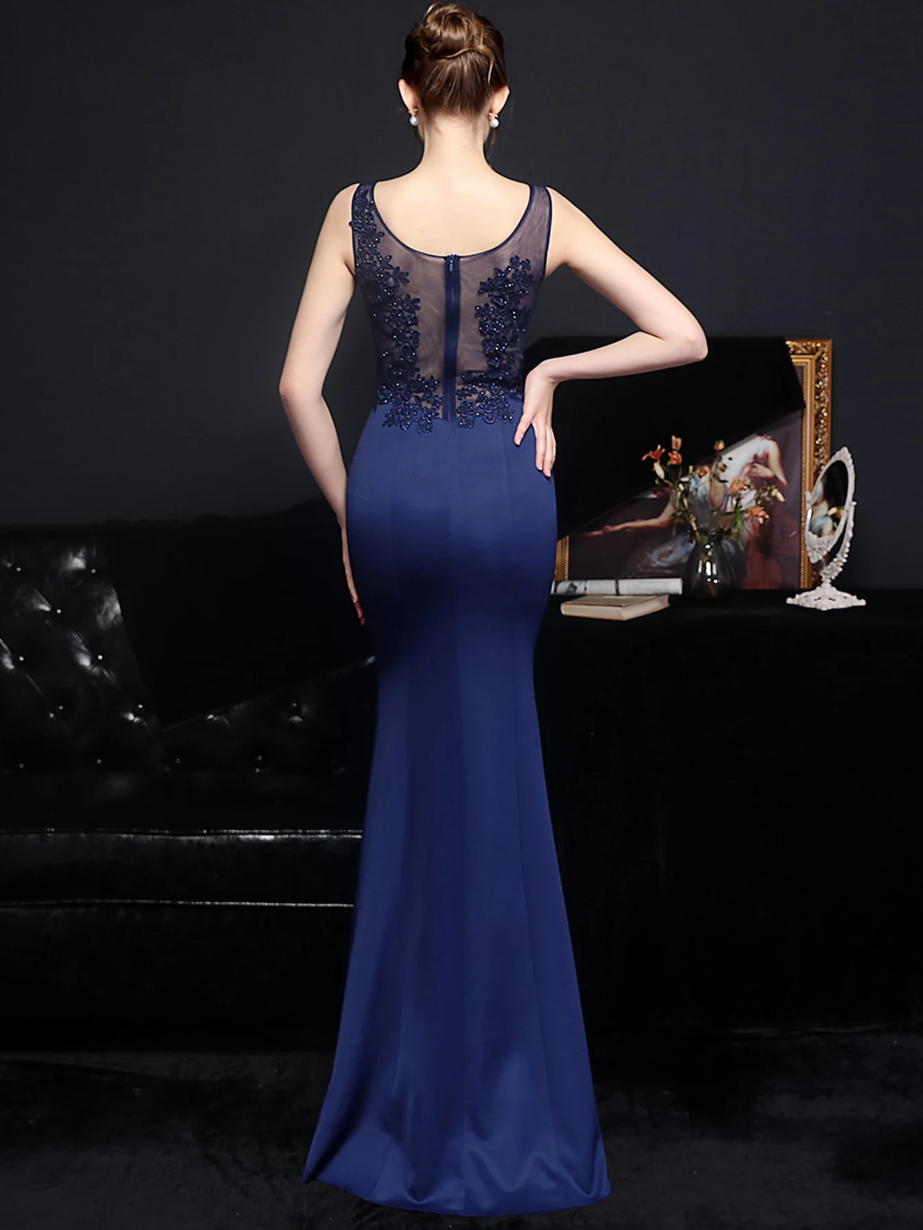 Sexy See Through Mesh Maxi Summer Dress Women Elegant Wedding Prom Lace Dresses Luxury Long Rhinestone Evening Dresses Vestidos