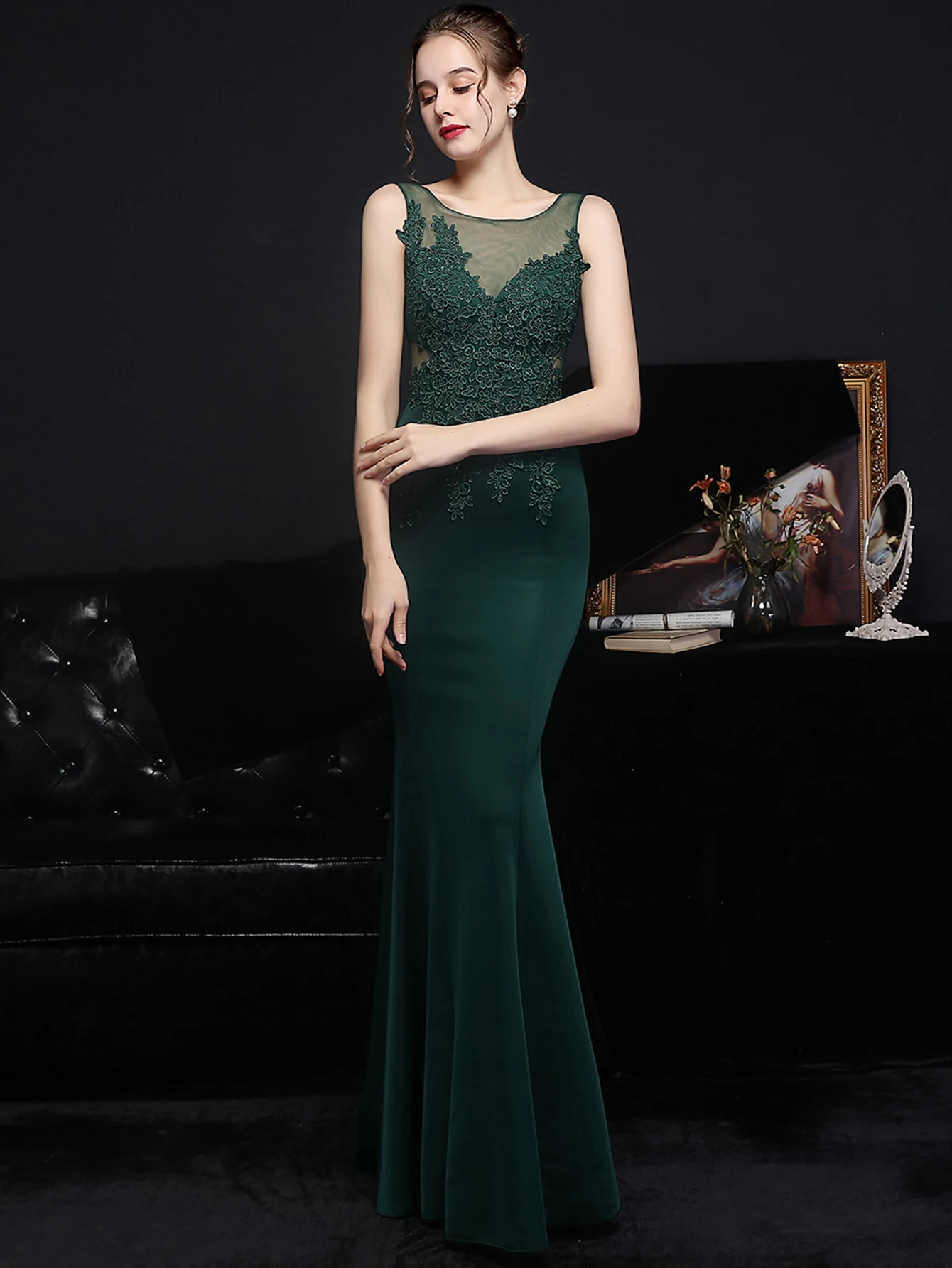 Sexy See Through Mesh Maxi Summer Dress Women Elegant Wedding Prom Lace Dresses Luxury Long Rhinestone Evening Dresses Vestidos