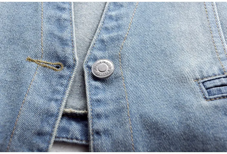 Women Vintage Denim Waistcoat Jacket 2026 Spring New Female Short Slim Sleeveless Coat Vest 6XL Single Breasted Solid Casual Top