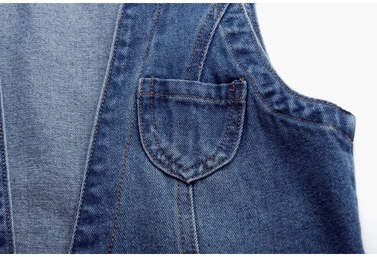Women Vintage Denim Waistcoat Jacket 2026 Spring New Female Short Slim Sleeveless Coat Vest 6XL Single Breasted Solid Casual Top