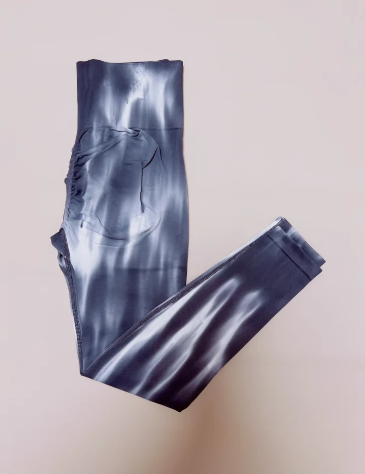 Women Tie Dye Seamless Leggings Scrunch Fitness High Waist Athletic Yoga Pants Soft Nylon Workout Elastic Gym Training Leggins