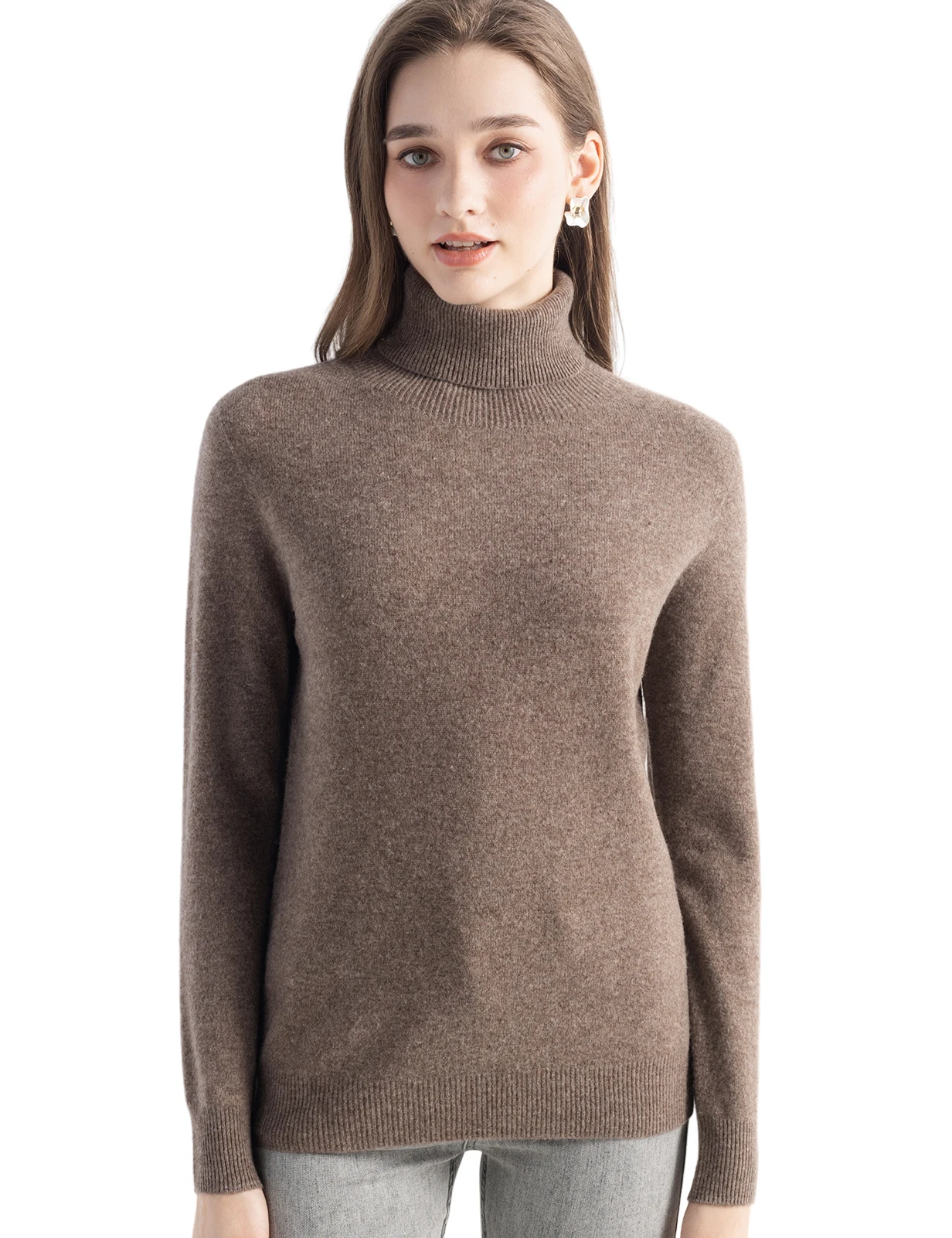 100% Merino Wool Sweater Women Wool Pullover Winter Sweater Warm Knitwear Wool Turtleneck Soft Wool Jumper Women Knit Sweater Au