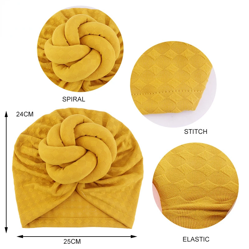 African Print Women Large Flower Stretch Turban Hat Headwrap Bonnet Hat Wedding Party Headwear Lady Muslim Hijab Hat Head Cover
