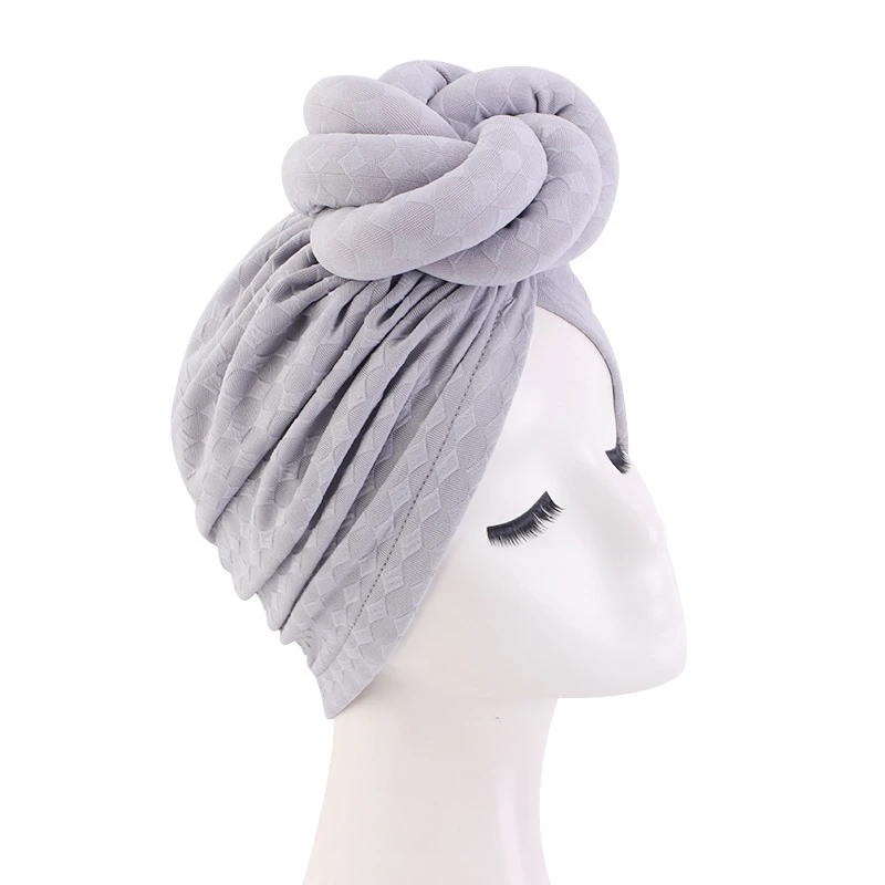 African Print Women Large Flower Stretch Turban Hat Headwrap Bonnet Hat Wedding Party Headwear Lady Muslim Hijab Hat Head Cover