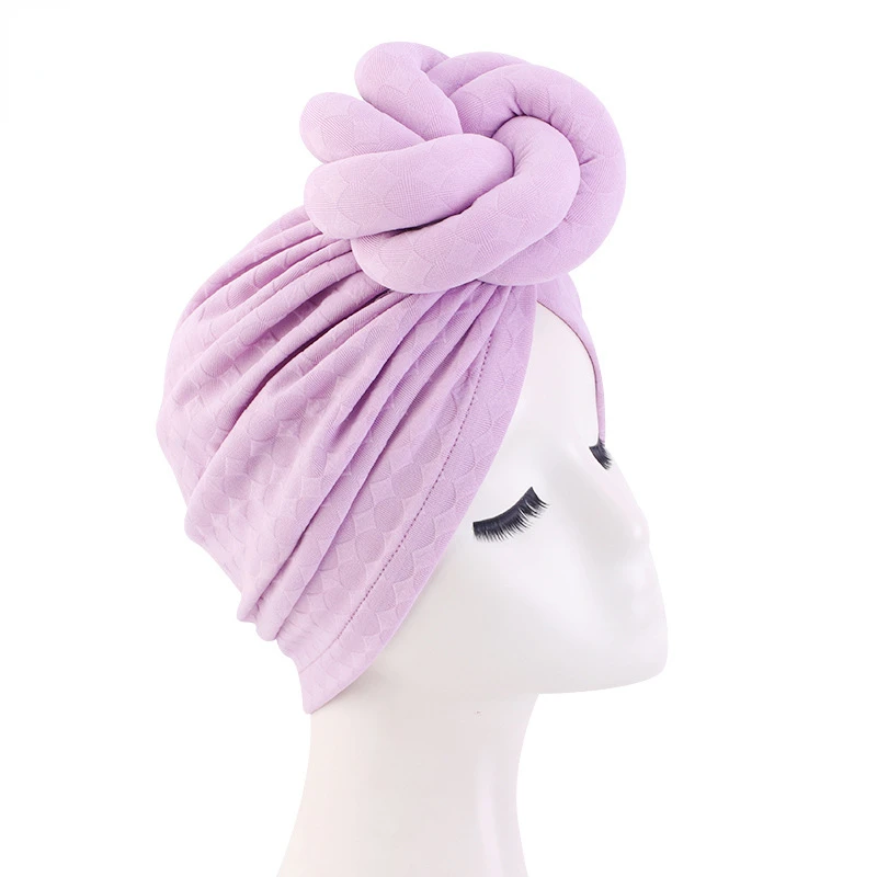 African Print Women Large Flower Stretch Turban Hat Headwrap Bonnet Hat Wedding Party Headwear Lady Muslim Hijab Hat Head Cover