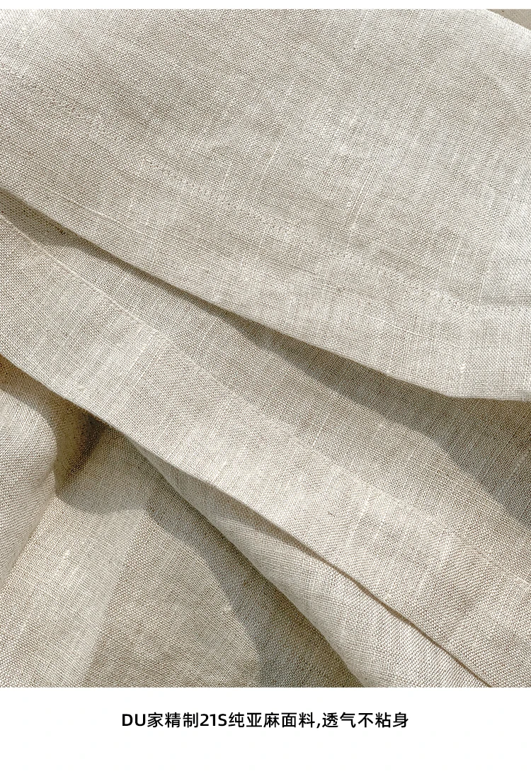 100% Linen Long Skirts For Women Skirts Casual High Waist Back Zipepr A-Line Female Skirt With Lining Faldas Largas Mujer