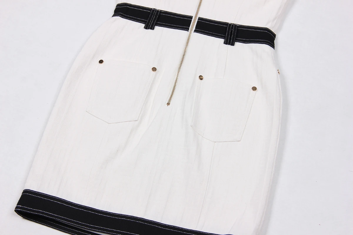 S-XL High Quality Fashion New Jacquard Textured denim Panel Black Sleeveless Slim Slim Strap Casual Pair with Women's Dress