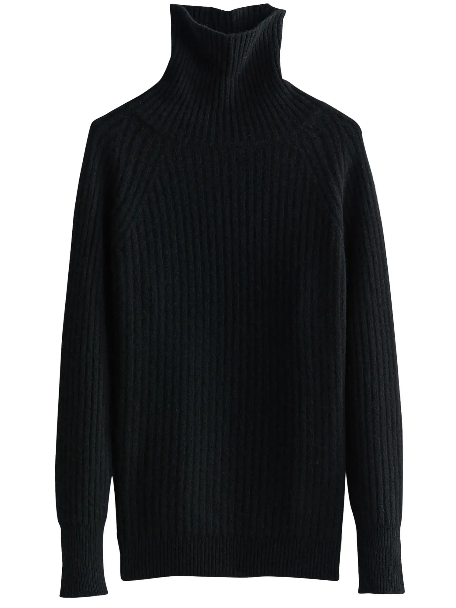 Cashmere Wool Sweater Women's Knitted Sweaters 100% Merino Wool Turtleneck Long-Sleeve Pullover Winter Autumn Jumper Top Clothes