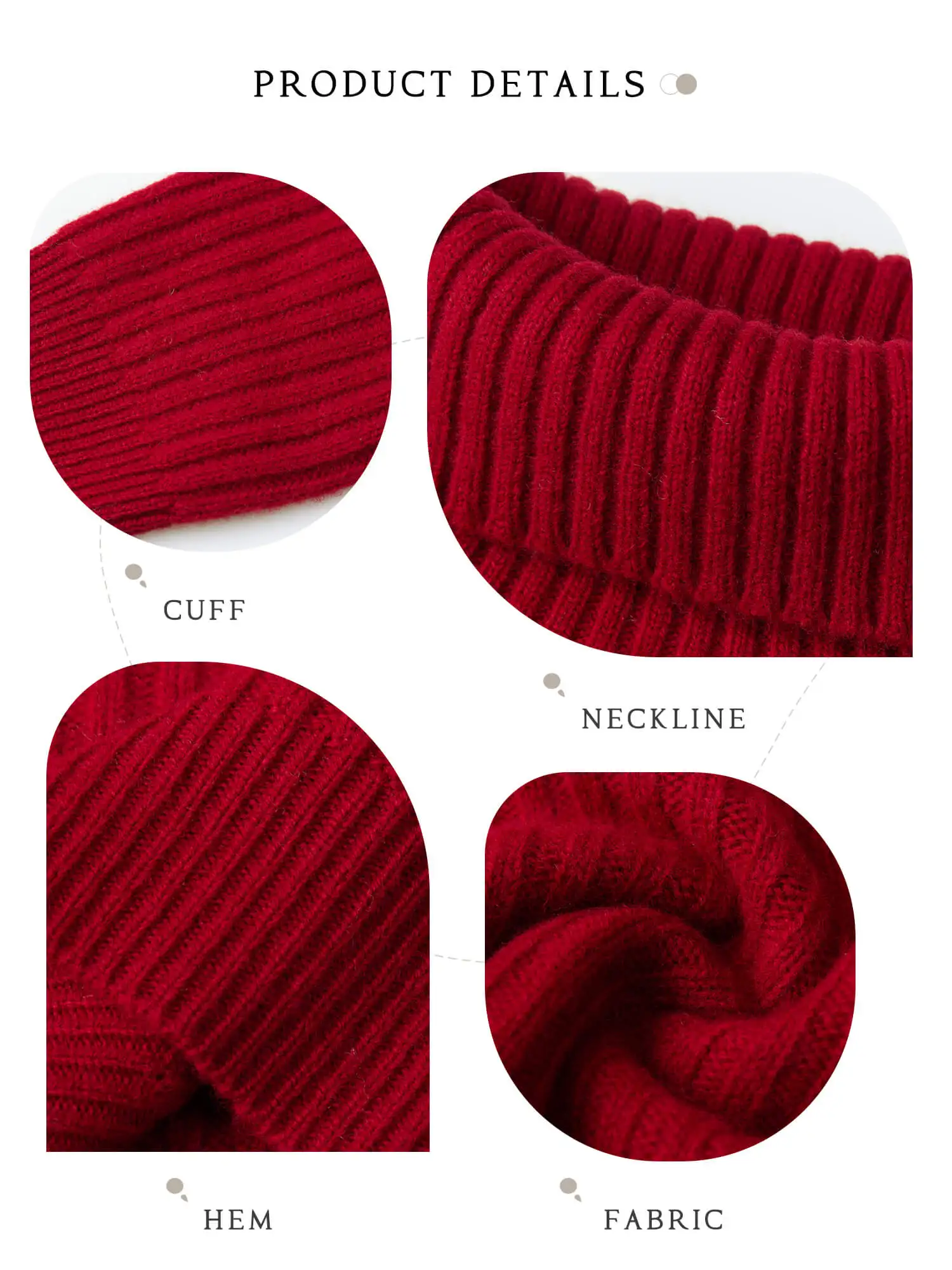 Cashmere Wool Sweater Women's Knitted Sweaters 100% Merino Wool Turtleneck Long-Sleeve Pullover Winter Autumn Jumper Top Clothes