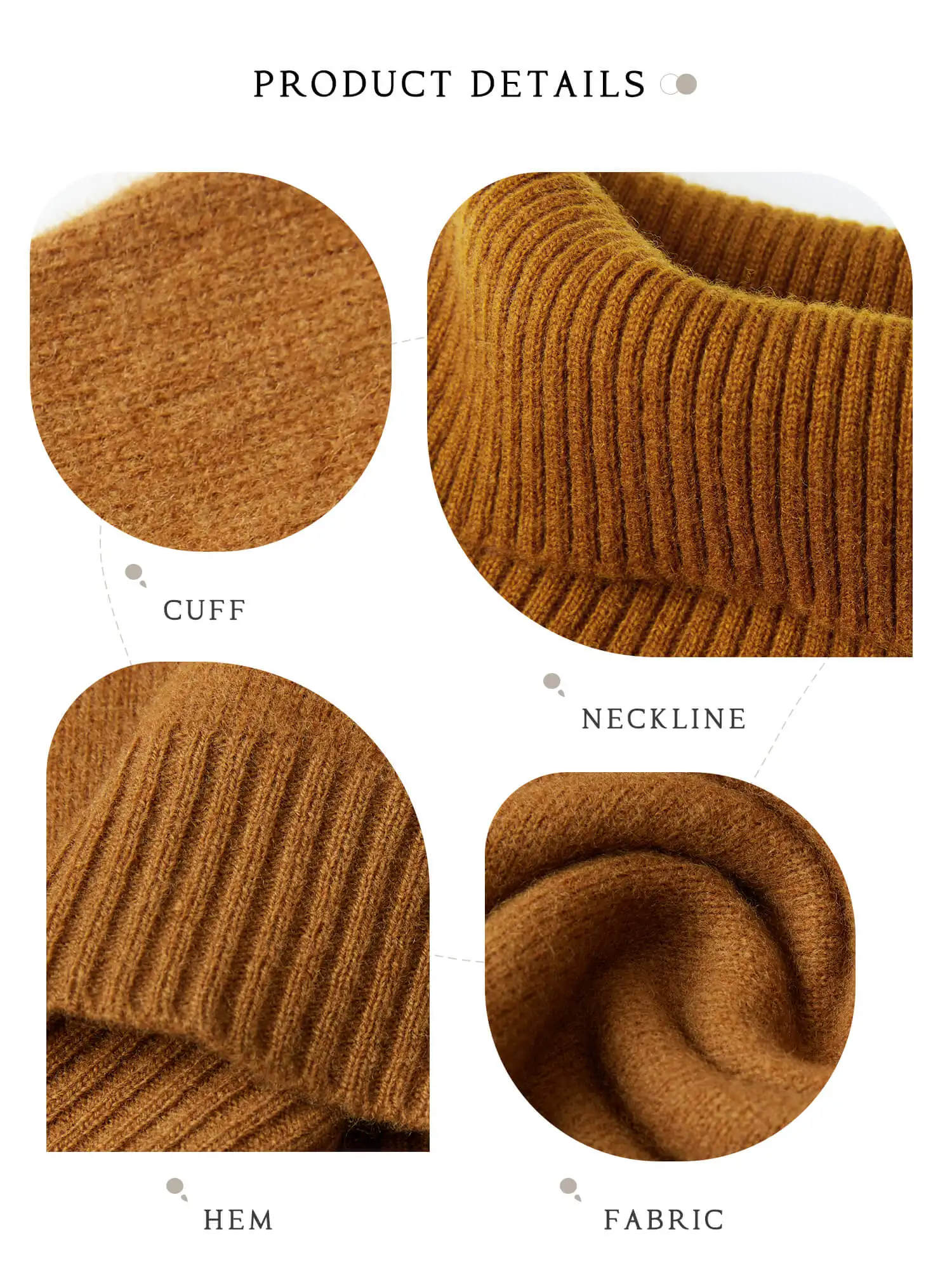 Knitted Sweaters Cashmere Sweater Women's 100% Merino Wool Turtleneck Fashion Pullover Winter Autumn Jumpers Top Female Clothing