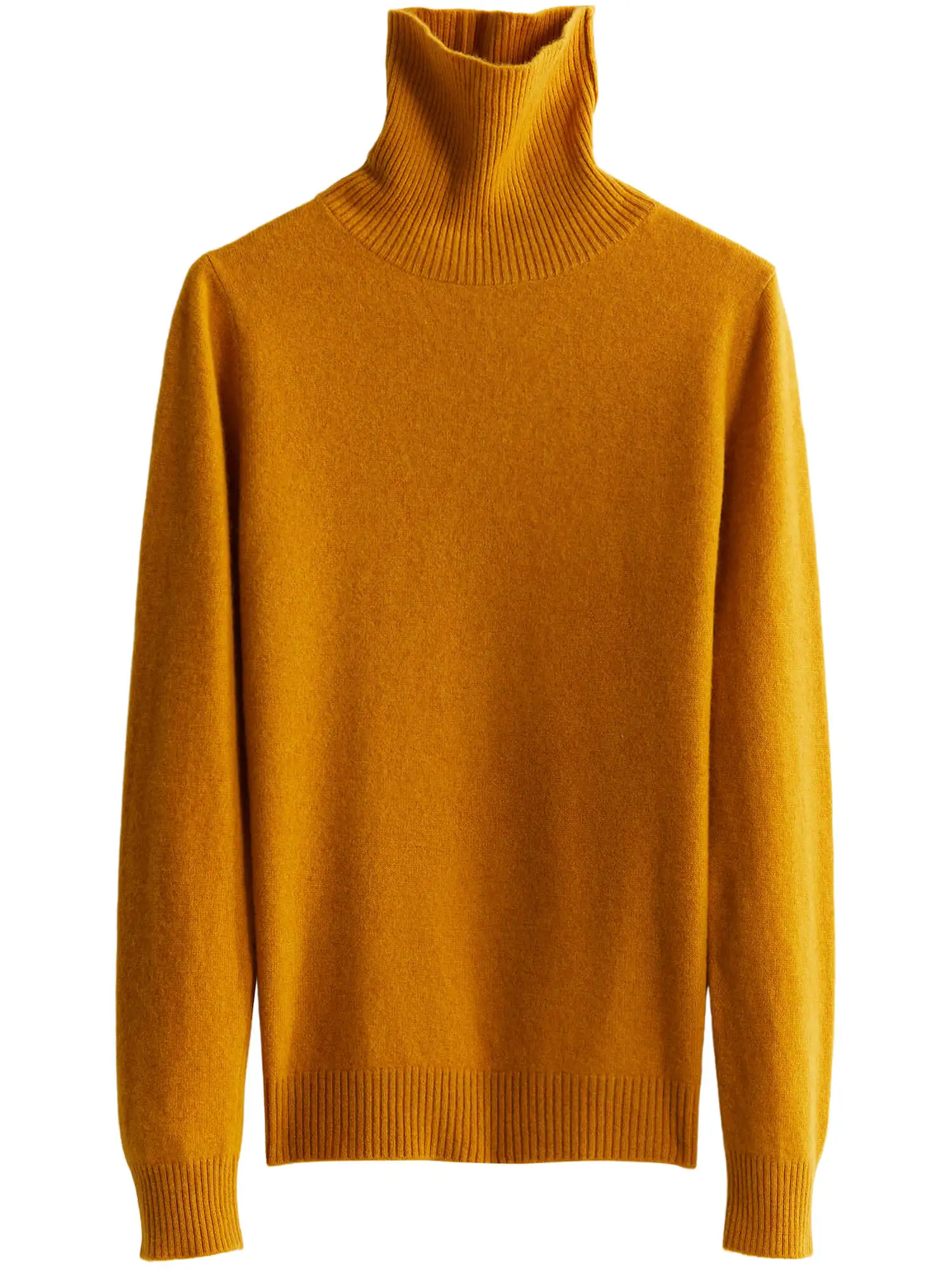 Knitted Sweaters Cashmere Sweater Women's 100% Merino Wool Turtleneck Fashion Pullover Winter Autumn Jumpers Top Female Clothing