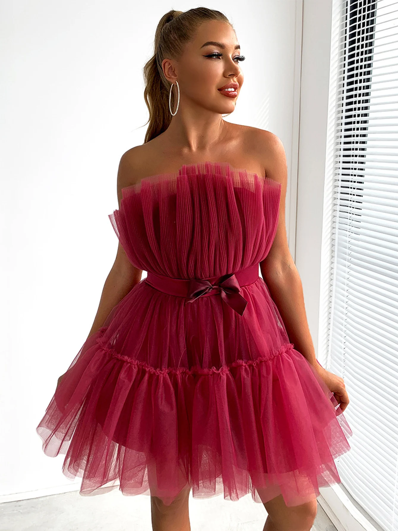 Sexy backless mini white mesh summer dress women elegant luxury wedding party dress birthday bridesmaid evening dresses vestidos