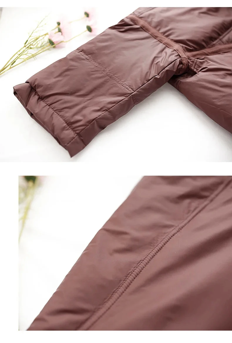 Amax LuluE Winter Fashion Snow Clothes Womens Loose Vintage Hooded Duck Down Jackets Casual Warm Coats Thicken Parkas Oversized