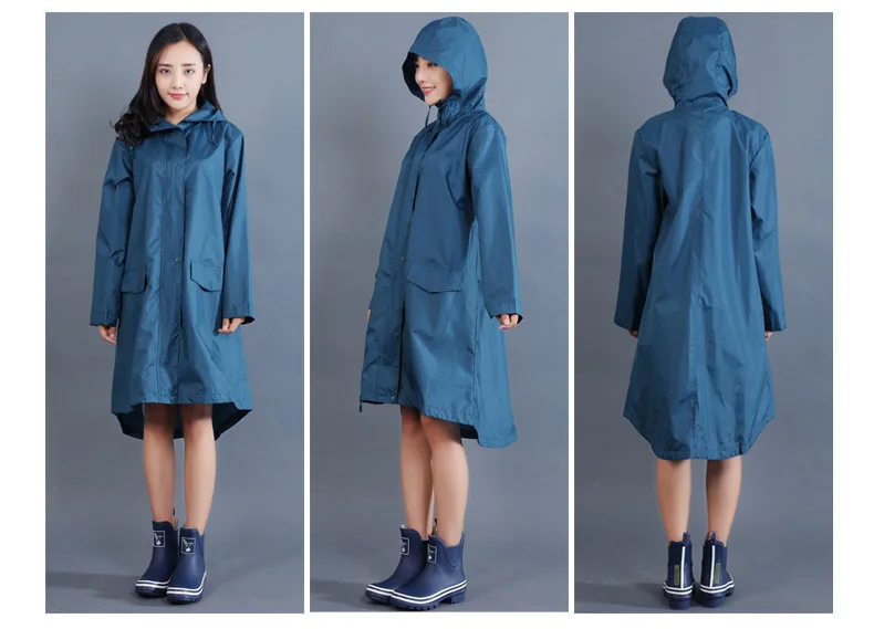 Men's and Women's Waterproof and Windproof Hooded Outdoor Hiking, Leisure and Fashionable Windbreaker Raincoat and Rain Gear