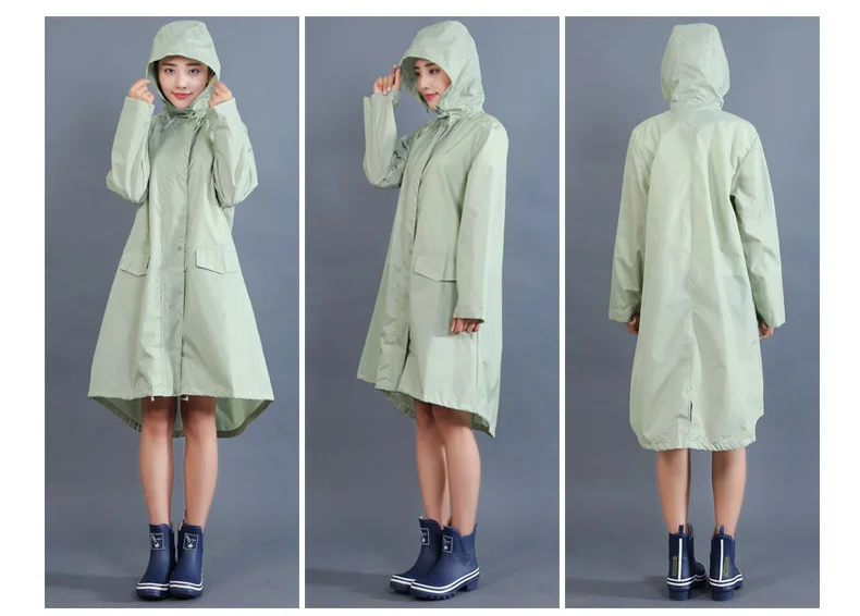 Men's and Women's Waterproof and Windproof Hooded Outdoor Hiking, Leisure and Fashionable Windbreaker Raincoat and Rain Gear