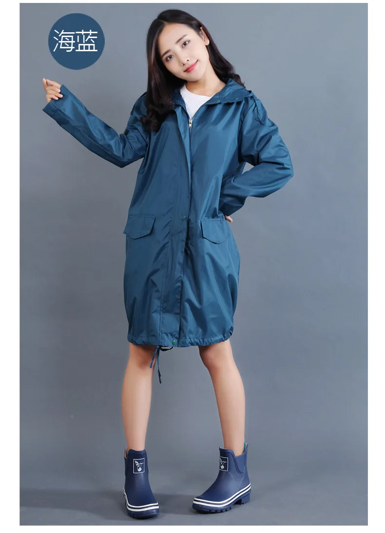 Men's and Women's Waterproof and Windproof Hooded Outdoor Hiking, Leisure and Fashionable Windbreaker Raincoat and Rain Gear