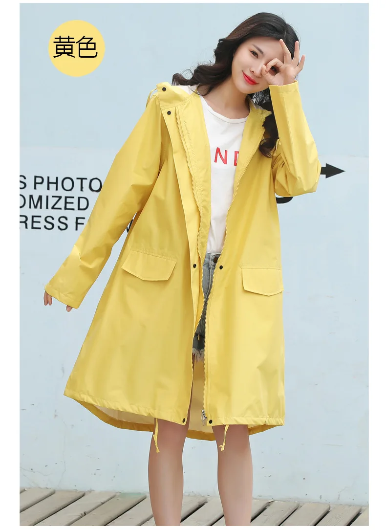 Men's and Women's Waterproof and Windproof Hooded Outdoor Hiking, Leisure and Fashionable Windbreaker Raincoat and Rain Gear
