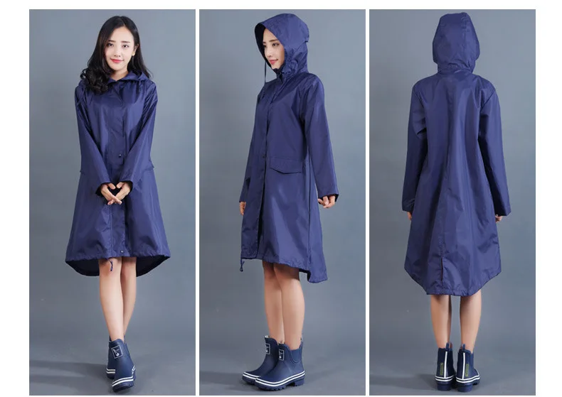 Men's and Women's Waterproof and Windproof Hooded Outdoor Hiking, Leisure and Fashionable Windbreaker Raincoat and Rain Gear