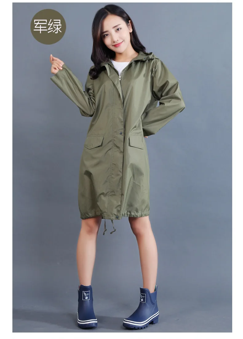 Men's and Women's Waterproof and Windproof Hooded Outdoor Hiking, Leisure and Fashionable Windbreaker Raincoat and Rain Gear