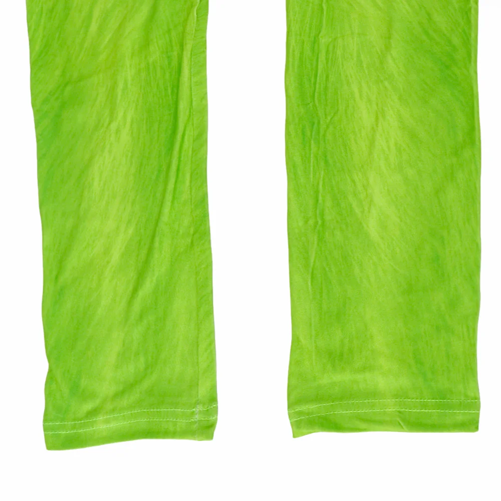 Nadanbao Green Holiday Party Leggings Women Mid Waist Elastic Tights Trousers Female Sexy Fashion Long Pants