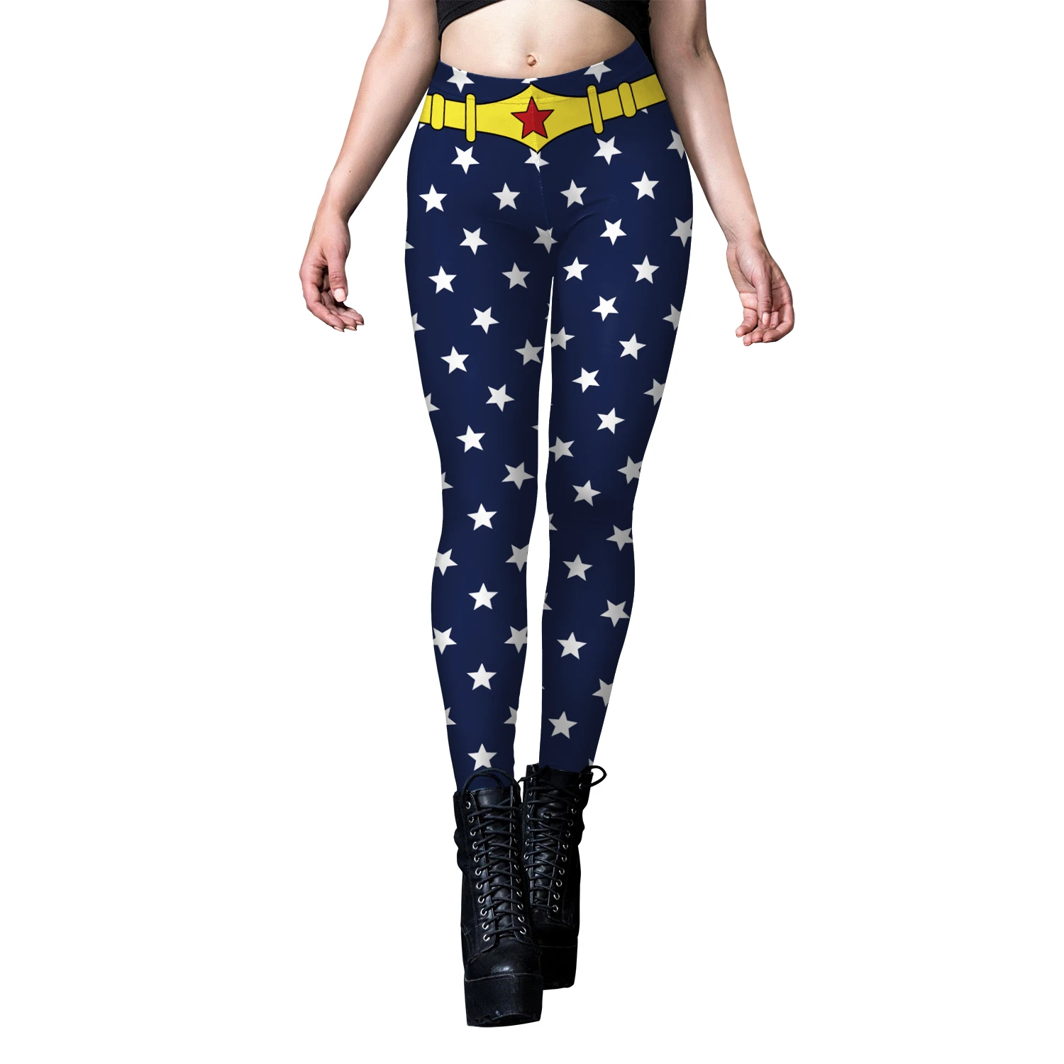 NADANBAO 2025 America Independence Day Costumes Women Push Up Fitness Leggings 3D Stars Printed Casual Trousers Lady Sexy Tights