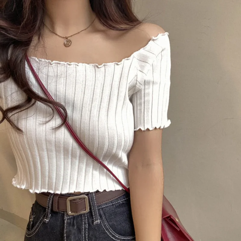 2021 Spring Autumn Sexy Knitted Turtleneck Top Women Hollow Out Casual Long Sleeve T Shirt New Fashion Slim Tops Lady Clothing
