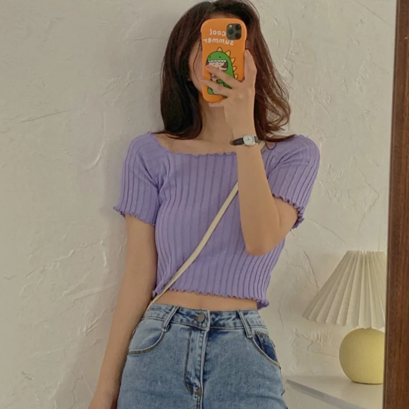 2021 Spring Autumn Sexy Knitted Turtleneck Top Women Hollow Out Casual Long Sleeve T Shirt New Fashion Slim Tops Lady Clothing