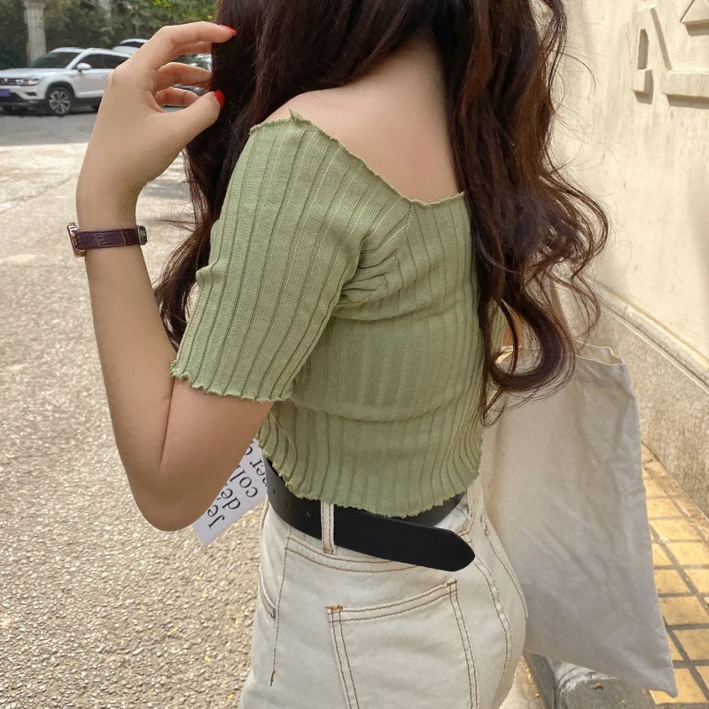 2021 Spring Autumn Sexy Knitted Turtleneck Top Women Hollow Out Casual Long Sleeve T Shirt New Fashion Slim Tops Lady Clothing