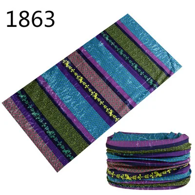 1851-1900 Flower Leaf Print Bandana Neck Gaiter Face Shield Sport Camping Cycling Outdoor Fishing Magic Scarf Men Women Masks