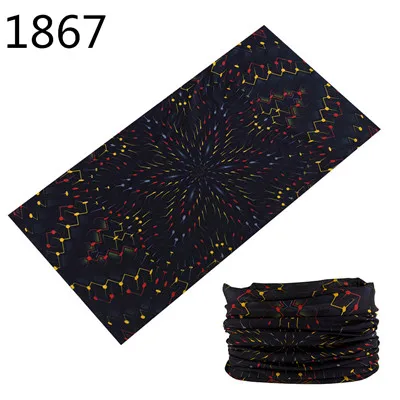 1851-1900 Flower Leaf Print Bandana Neck Gaiter Face Shield Sport Camping Cycling Outdoor Fishing Magic Scarf Men Women Masks