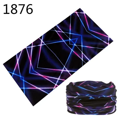 1851-1900 Flower Leaf Print Bandana Neck Gaiter Face Shield Sport Camping Cycling Outdoor Fishing Magic Scarf Men Women Masks