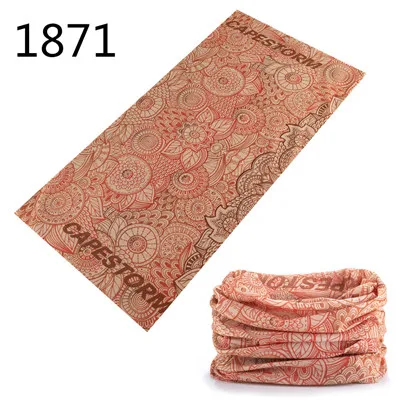 1851-1900 Flower Leaf Print Bandana Neck Gaiter Face Shield Sport Camping Cycling Outdoor Fishing Magic Scarf Men Women Masks