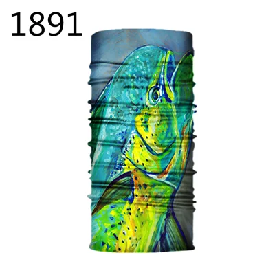 1851-1900 Flower Leaf Print Bandana Neck Gaiter Face Shield Sport Camping Cycling Outdoor Fishing Magic Scarf Men Women Masks