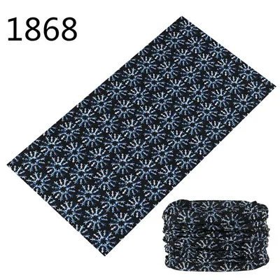 1851-1900 Flower Leaf Print Bandana Neck Gaiter Face Shield Sport Camping Cycling Outdoor Fishing Magic Scarf Men Women Masks
