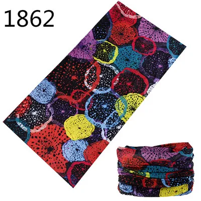 1851-1900 Flower Leaf Print Bandana Neck Gaiter Face Shield Sport Camping Cycling Outdoor Fishing Magic Scarf Men Women Masks