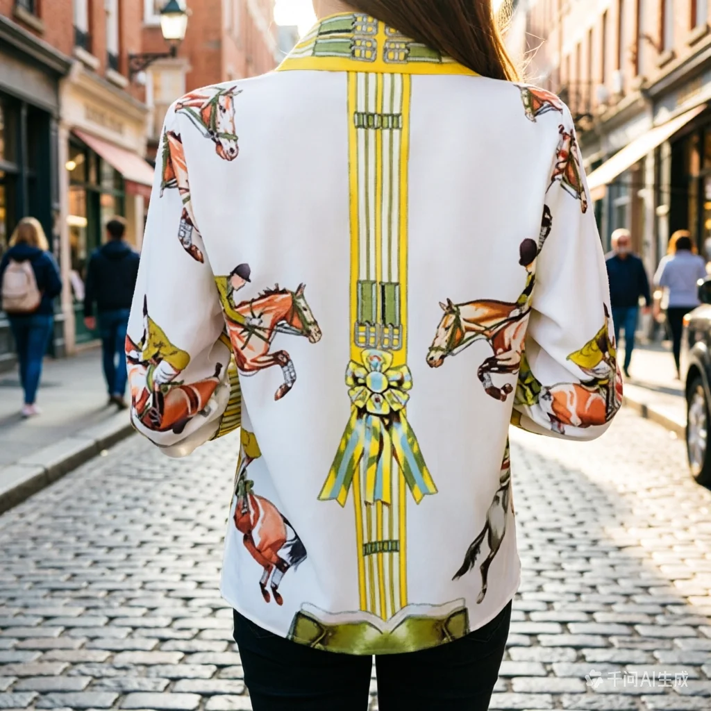 New Spring Women Blouses Fashion elegant ladies printed shirts Long Sleeve Tops Blusas Mujer