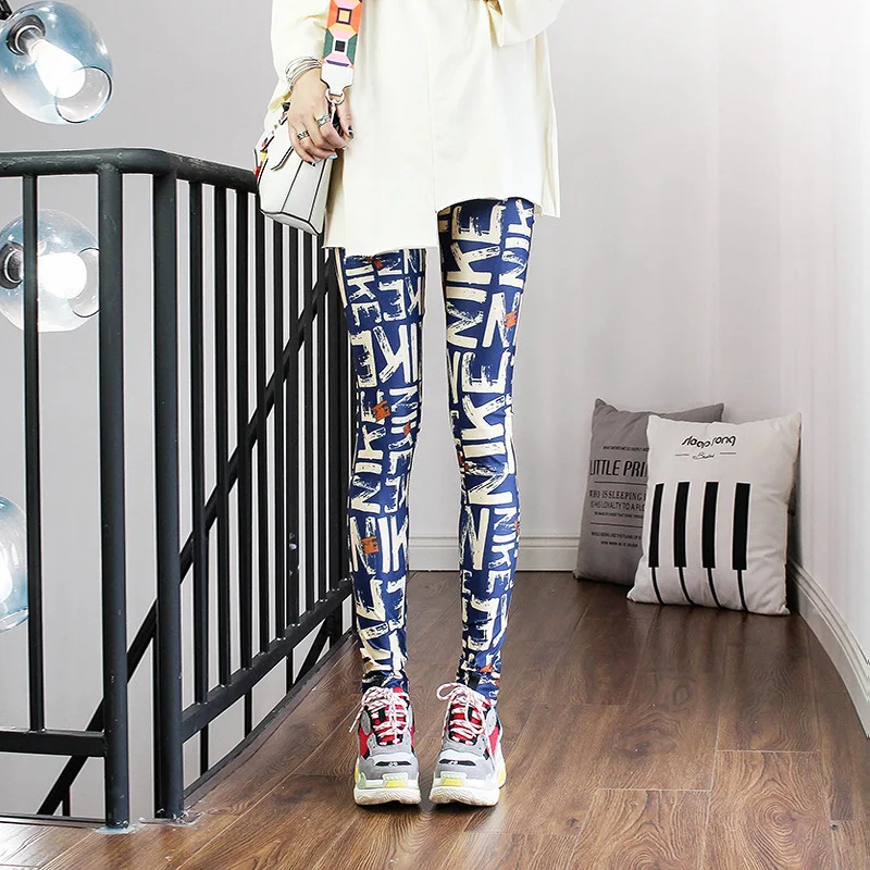 DOIAESKV Spring Autumn Fashion Leggings Sexy Casual Colorful Leg Warmer Fit Most Sizes Leggins Pants Trousers Women's Leggings