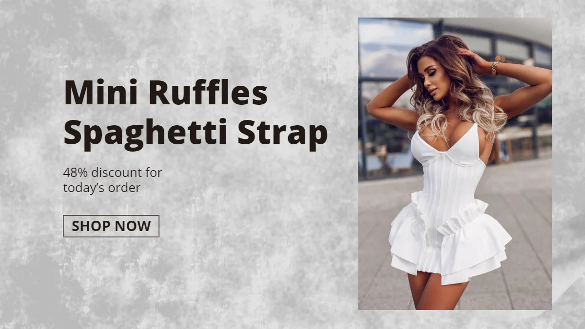 Women's Ruffles Bandage Dress Long Flare Sleeve Hollow Out Bodycon White Black Mini Sexy Elegant Nightclub Evening Party Dresses
