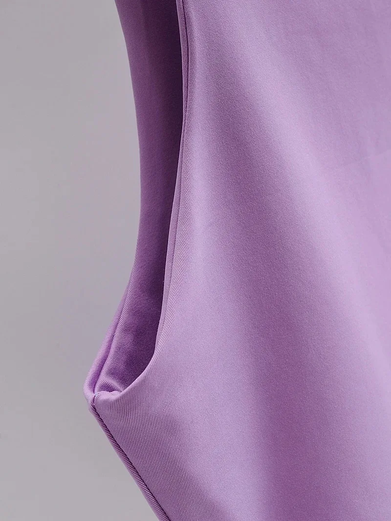 2024 Summer Fashion Women Sexy Slim Tops O-neck Sleeveless Double Nylon Ladies Good Quality Tank Tops 6 Colors